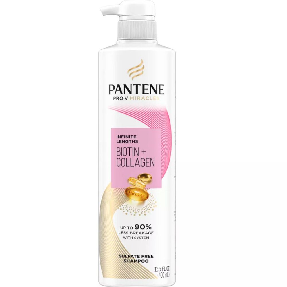 🆕 Pantene Pro-V Miracles Infinite Lengths Biotin + Collagen Shampoo